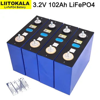 3.2 V 102Ah Bateria LiFePO4 de Lítio phospha Grande capacidade de DIY 12V 24V 48V 3C 300A carro Elétrico RV armazenamento de Energia Solar, sistema de