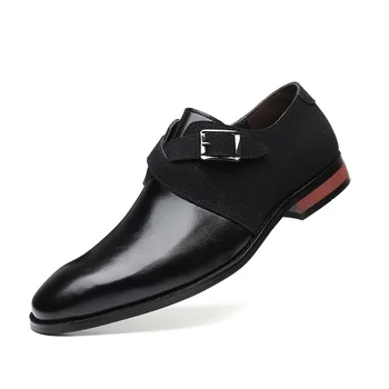 Novo De Alta Qualidade De Couro Clássico Homens Brogues Sapatos Lace-Up Novilho Vestido De Negócio Homens Sapatos Oxfords Masculinos Sapatos Sociais