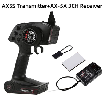 AUSTAR AX5S 2,4 G 3CH Transmissor com AX-5X Receptor 10A ESC para Q65 MN90 1/10 1/8 RC Rastreador TRX4 Axial SCX10 D90 TG3 X6 X4