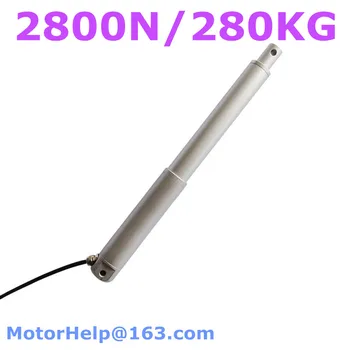 Impermeável de alta qualidade atuador Linear 70mm/s 2800N 280 KG 616LBS carga de 50MM 100MM 150MM de curso ajustável Modelo M10