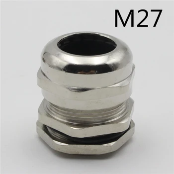 1piece M27*1.5 Latão Níquel Metal gel de Sílica, de Cabo à prova de água Glândulas conector de Aplicar a Cabo 13-18mm