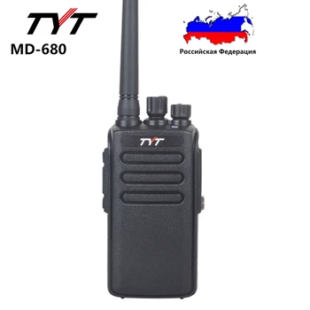 TYT MD-680 10W UHF 400-470MHz Digital Walkie-Talkie, IP67 Impermeável de Negócios 16Ch DMR Rádio