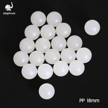 18mm de Polipropileno ( PP ) Esfera Sólida Bolas de Plástico para Válvulas de Esferas e Rolamentos