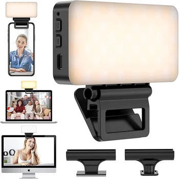Vídeo de LED Suplemento de Luz, Telefone Móvel, Câmera de Fotografia Suplemento Luz de Carga USB Led Selfie Luz Telefone Móvel Lente