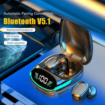 2022 Novo TWS Fones de ouvido sem Fio Bluetooth 5.1 Fones de ouvido hi-fi de Som Fone de ouvido Impermeável Redução de Ruído de Esportes Fones de ouvido Com Microfone