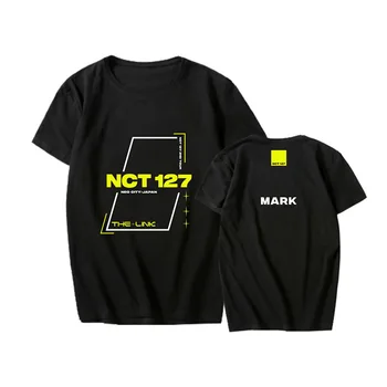 NCT127 t-shirts NCT 127 Mundo Ture Nome de t-shirt de Algodão de Qualidade Premium Fãs de Kpop tees
