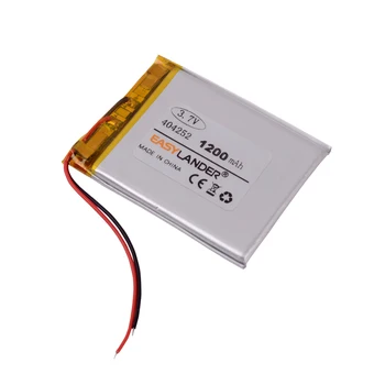 404252 3,7 V 1200mAh Recarregável de li Li-íon do Polímero da Bateria Para mp4 mp5 alto-falante DVR GPS bateria do banco do poder de 404050