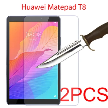 2PCS de vidro temperado de protetor de tela para Huawei matepad T8 8.0 8