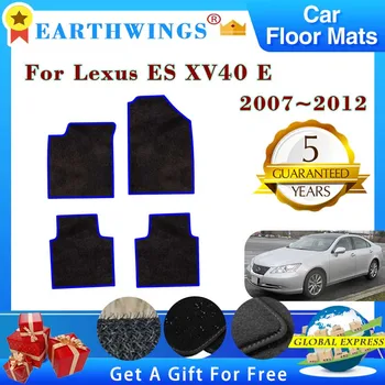 Tapete para carros Lexus ES XV40 ES350 2008 2009 2007~2012 Tapetes coxim plantar de Tapetes para Cobrir as Almofadas do Pé Acessórios de decoração Adesivos