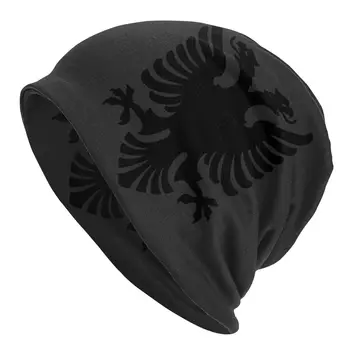 Bandeira Da Albânia Águia Gorro De Bonnet Chapéu De Malha De Homens, Mulheres Do Hip Hop Unisex Albanês Orgulho De Inverno Quente Skullies Beanies Caps