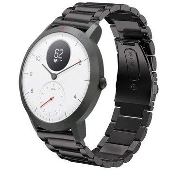 20MM Cinta de Aço Inoxidável Para Nokia Withings de Aço HR Smart Watch Substituível pulseira Esporte Smartwatch (40mm) controlador de Atividade