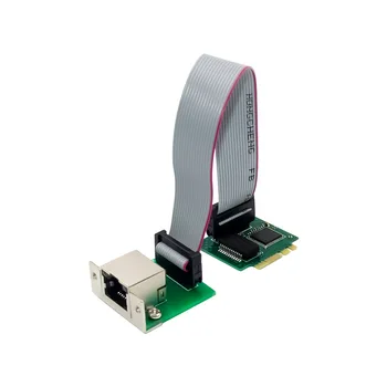 M. 2-A Chave E 1 Porta RJ45 Placa de Rede de 10/100/1000Mbps Gigabit Ethernet NIC Placa de Rede Única Porta LAN Intel I210 COMO chip
