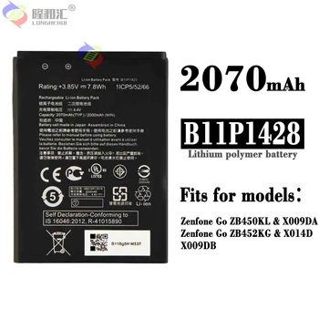 NOVO de Alta Qualidade 2000mAh B11P1428 bateria para Asus ZenFone ZB450KL B11P1428 1ICP5/52/66 Smartphone