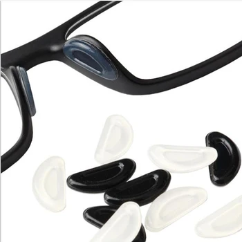 2Pairs/Muito Groove D Silicone Macio Almofadas de Nariz para o Esporte Óculos Anti Derrapante Templo Confortável para a Placa de Óculos de sol