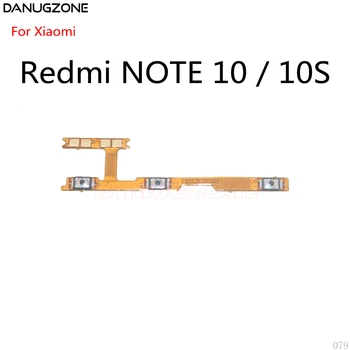 De alimentação do Interruptor do Botão de Volume o Botão de Mute On / Off do cabo do Cabo flexível Para o Xiaomi Redmi NOTA 10 10S
