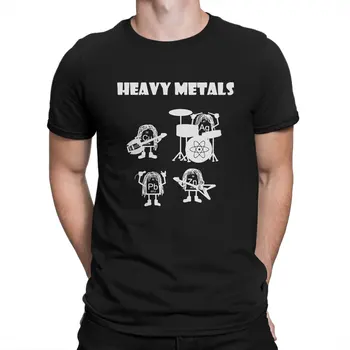 Física Tabela Periódica De Elementos De T-Shirts Homens De Metais Pesados Química Legal De Algodão Tees Crewneck De Manga Curta T-Shirt