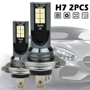 2PCS 12-Carro de SMD LEVOU Lâmpada H7 110W LED Farol de Neblina Kit de Lâmpadas de 12V 800lm de Alta Potência de Luz de Neblina 6000K Automático de Faróis de Lâmpadas