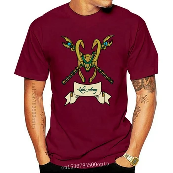 Novo Loki Exército de Arte Homens Tee de Moda de T-Shirt Homens Mulheres T-Shirt Mais Tamanho E Cores
