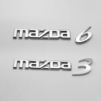 MAZDA 2 3 6 carta original da etiqueta do carro logótipo Mazda 2 3 6 corpo modificado acessórios tronco cauda traseira decoração de decalque