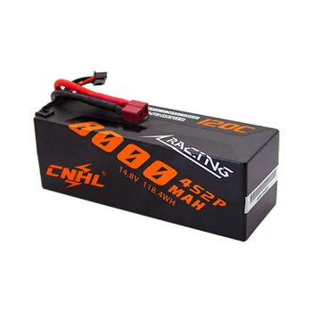 CNHL Série de Corridas 8000MAH 14.8 V 4S 120C Bateria de Lipo Rígido Caso de Carro com Reitores Plug