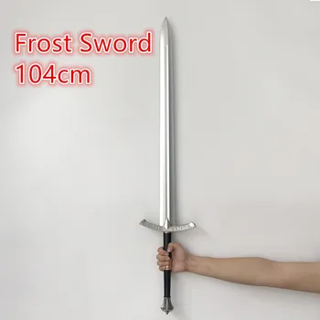 Frio de Gelo a Espada de 1:1 Filme Cosplay Espada Prop dramatização Dom de Segurança PU Inverno Espada Arma Criança Adulto Decoração de Modelo de 104cm