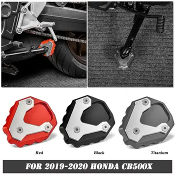 Para 2019 2020 Honda CB500X Suporte de Chapa de Pé Ampliador de Extensão Chute Suporte Lateral Cavalete de Apoio CB 500X Peças Acessórios