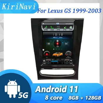 KiriNavi do Lexus GS GS400 GS300 GS350 1999-2003 Android 11 auto-Rádio Auto GPS de Navegação de DVD, Leitor de 4G wi-Fi Estéreo DSP Vídeo