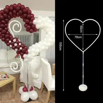 HURIAN Coração Círculo de Balão Titular Kit para chá de Bebê Decoração de Casamento Balão de Festa de Aniversário, Decoração de chá de Bebê de Bola Decoração