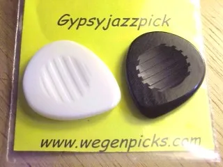 Wegenpicks Gypsyjazzpick de 3,5 mm Gypsy Jazz Estilo de palheta