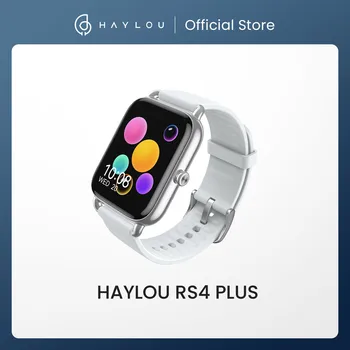 HAYLOU Pulseira de Silicone Smartwatch RS4 Plus 100+ Online Assistir Faces & a mais Personalizada da 1.78