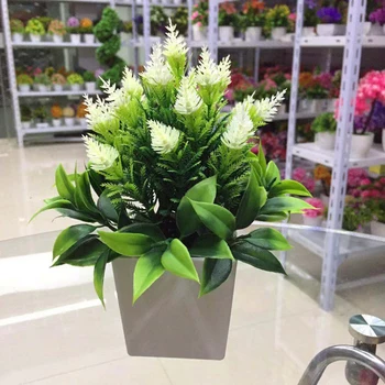 Bonsai Falso Plantas De Flores Artificiais Para Decoração Falso Flores No Jardim Do Hotel Vaso De Flores De Decoração De Casa