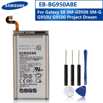 Samsung Original de Substituição da Bateria do Telefone EB-BG950ABE Para Samsung GALAXY S8 SM-G9508 G9508 G9500 G950U EB-BG950ABA 3000mAh