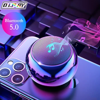 OLPAY Mini de Bluetooth alto-Falante Flash de alto-Falante sem Fio USB do Cartão do TF Exterior Altifalante de Música Surround Baixo da Caixa de alto-Falante Portátil
