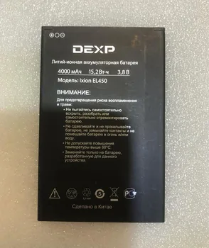 Original 3.8 V Recarregável 4000mAh da Bateria do Telefone Móvel Para Ixion El450 DEXP Bateria