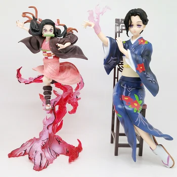 BANDAI ESPÍRITOS Demon Slayer Kimetsu Não Yaiba Figura Kamado Nezuko Tamayo PVC Anime Figura de Ação do Brinquedo Colecionável Modelo de Boneca de Presente