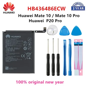 Hua Wei 100% Original HB436486ECW Bateria 4000mAh Para Huawei Mate 10 Mate 10 Pro /P20 Pro AL00 L09 L29 TL00 Baterias +Ferramentas