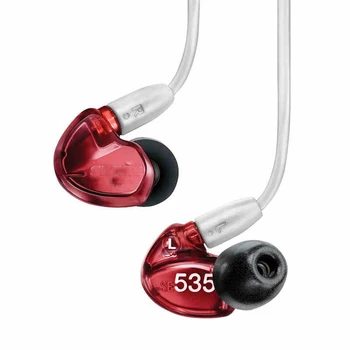 Marca SE535 Detchable fone de ouvido estéreo Hi-fi Fone de ouvido SE 535 Em Fones de ouvido Cabo Separado com Caixa VS SE215