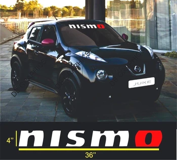 Para Nissan NISMO Decalque do pára-brisa Faixa Adesivo de Carro 4