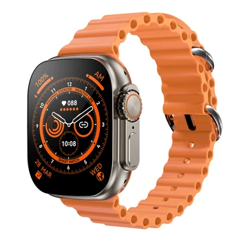 Original DT8 Ultra Smart Watch NFC Bluetooth Chamada Temperatura do Corpo Monitor IP68 Impermeável Esporte Homens Mulheres Smartwatch PK X8 2022