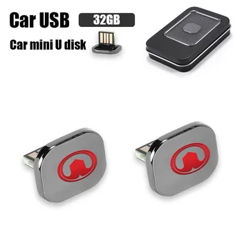Mini USB Flash Drive de Memória de 32 GB do Disco de U para Ford Focus MK2, MK3 Ranger Fiesta MK6 S MAX Mustang Mondeo MK4 Kuga Acessórios do Carro