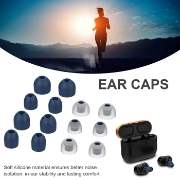 7Pcs/par No Ouvido, tampões em Silicone Case Capa Para Sony WF-1000XM4 Fones de Almofadas de Ouvido Fone de ouvido Copos de Almofadas de Orelha Dicas Para WF1000XM3