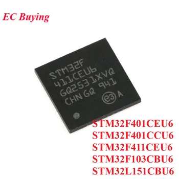 STM32F401CEU6 STM32F401CCU6 STM32F411CEU6 STM32F103CBU6 STM32L151CBU6 UFQFPN-48 32 bits MICROCONTROLADORES ARM Cortex-M3 Cortex-M4 Controlador