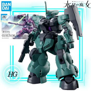 Em Estoque Bandai Original HG Dilanza A Bruxa De Mercúrio Gundam Aérea Articulações Móveis Figura Montagem do Modelo de Recolha de Brinquedos