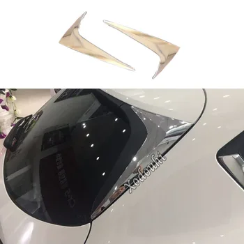 Chrome ABS Traseira da Cauda Spoiler do Lado do Triângulo de Moldagem Janela de Moldura de acabamento Para Mazda CX-5 CX5 2ª Geração 2017 2018 2019 2020 2021 2022