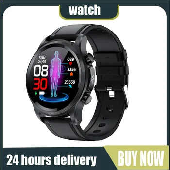 E400 Smart Watch Homens da Pressão Arterial Impermeável Inteligente Relógio Monitor de frequência Cardíaca de Fitness Tracker Assistir Esportes Para a Apple, Android