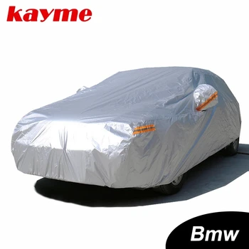 Kayme impermeável do carro cobre de sol ao ar livre capa de protecção para o carro para BMW e46 e60 e39 x5 x6 x3 z4 e90 e36 e34 e30 f10 f30 limousine