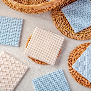 Lattice Textura Fundente Cortador de Biscoito Carimbo Geométricas 3D Dot Padrão de Acrílico Cookie Prima Impressora Molde de Decoração do Bolo de Ferramentas