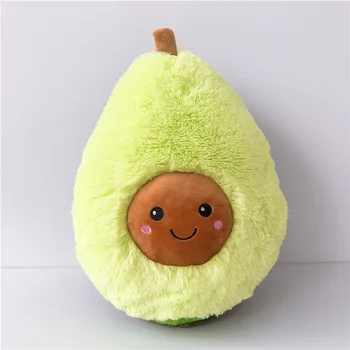 20CM de desenhos animados Bonitos Frutas Abacate Recheado de Pelúcia Boneca Brinquedo Abacate Almofada Travesseiro Dom Crianças