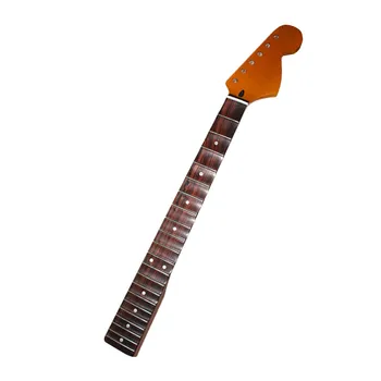 21 22 Trastes Da Guitarra Elétrica Pescoço Pau-Rosa Vieira Fretboard Big Headstock Maple Tinta Brilhante, Guitarra, Acessórios Peças