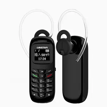L8Star BM70 Mini Telemóvel compatível com Bluetooth Universal sem Fio de Fone de ouvido Fones de ouvido Marcador Único Cartão SIM GSM Telefones